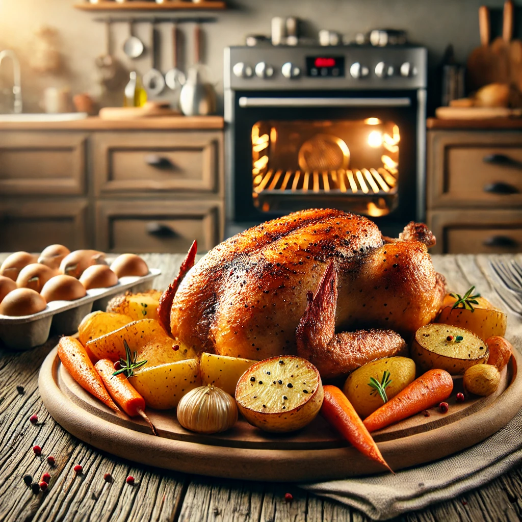 Receta pollo asado